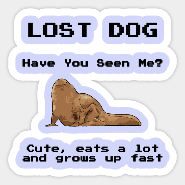 Have you seen my dog? Sticker by erterfed